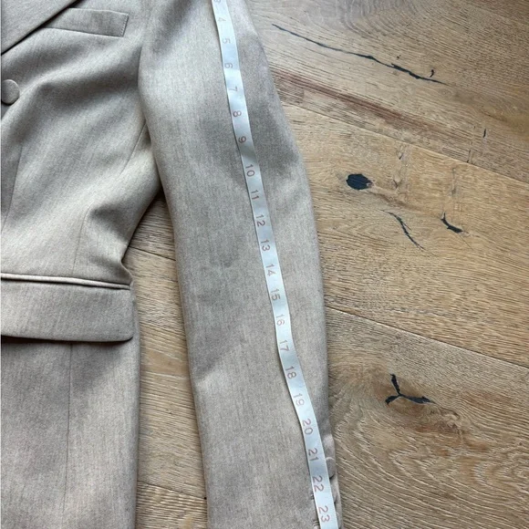 ALTUZARRA ✨STUNNING ✨ NEW ✨Indiana Tan Blazer Wool Sz 42 madeItaly pricefirm!